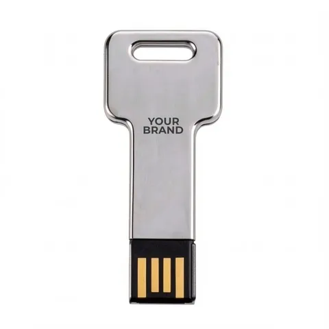 Universal Source® 8 GB Silver Key USB 2.0 Flash Drive