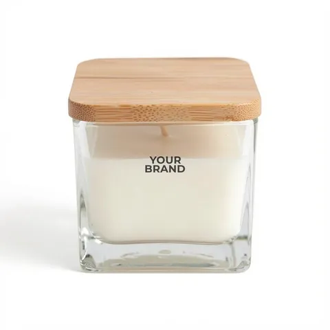 Mini Candle With Bamboo Lid