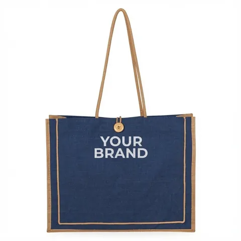 Paradise Jute Tote Bag