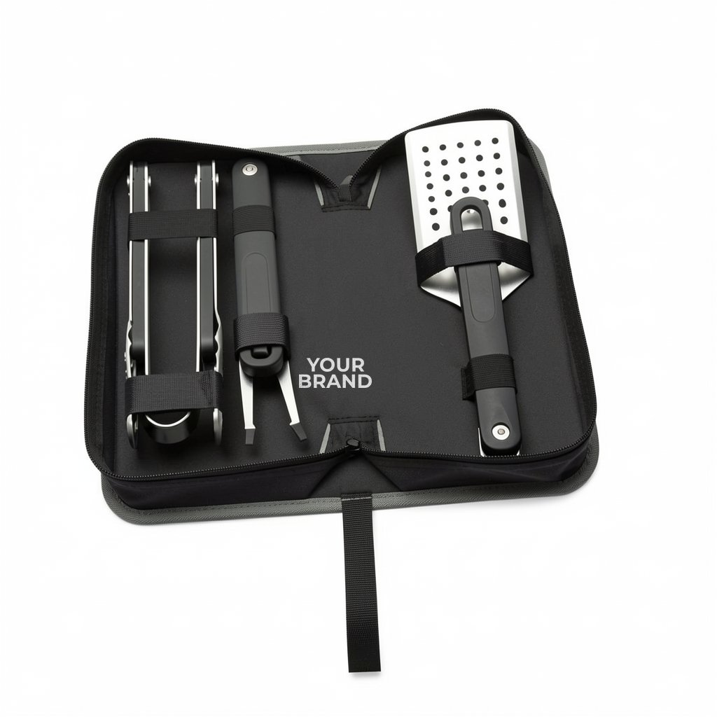 Cuisinart Outdoors® 4-Piece Folding Grill Tool Set