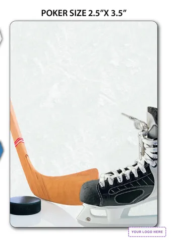 Hockey Theme Poker Size Playing Cards