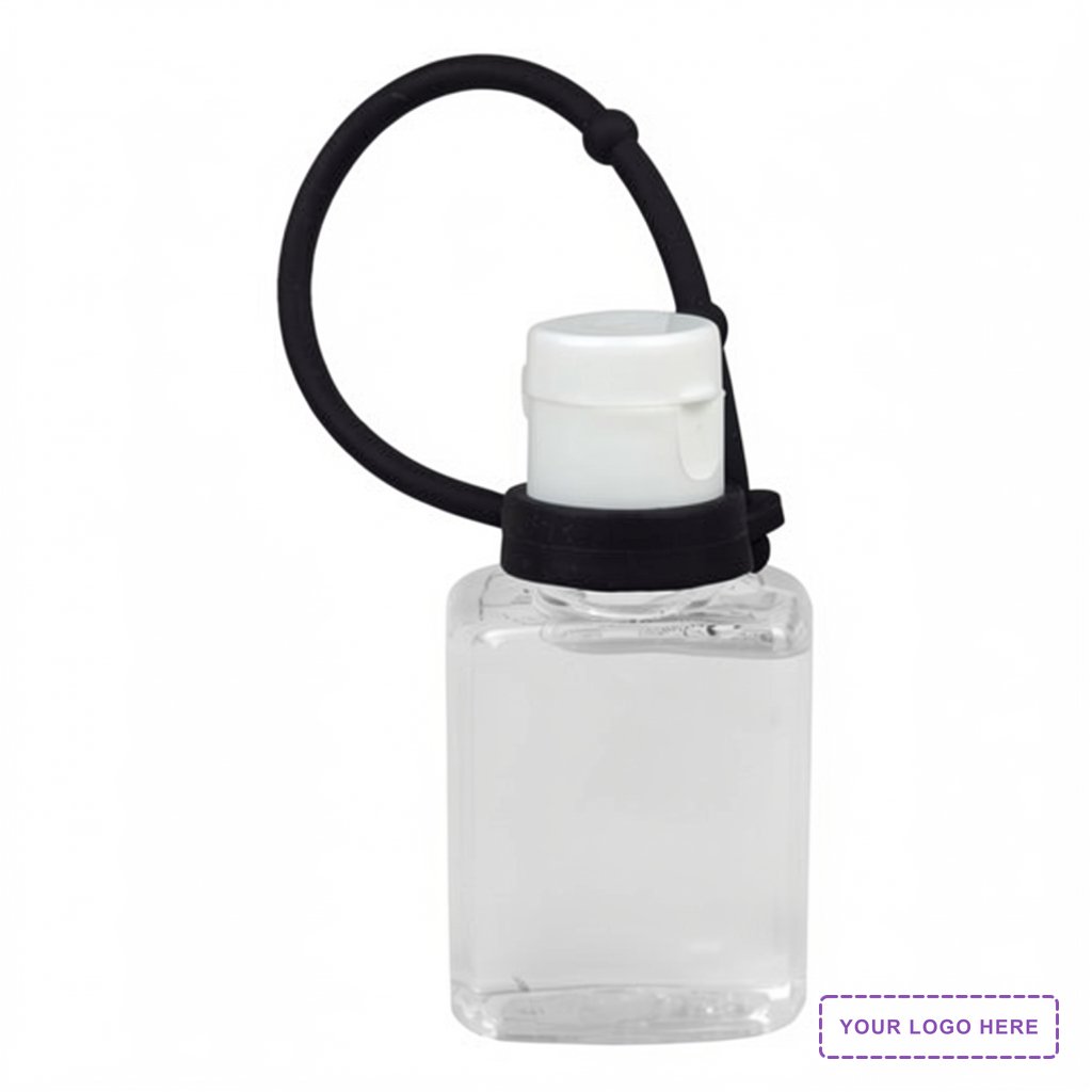 "SanPal S Connect" 0.5 oz Compact Hand Sanitizer Antibacterial Gel in Flip-Top Squeeze Bottle with C