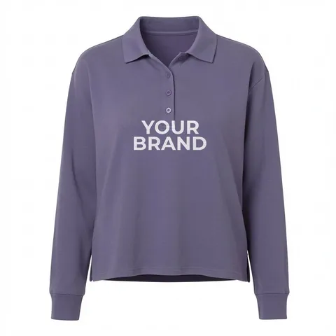 Women's Beyond Long Sleeve Loose Polo - A1008