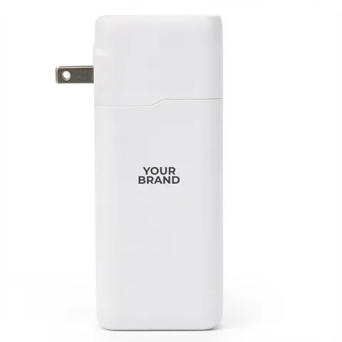 UL Listed 10,000 mAh 20W PD Power Bank with AC Plu