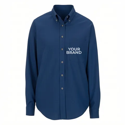 Easy Care Poplin Long-Sleeve Ladies Shirt
