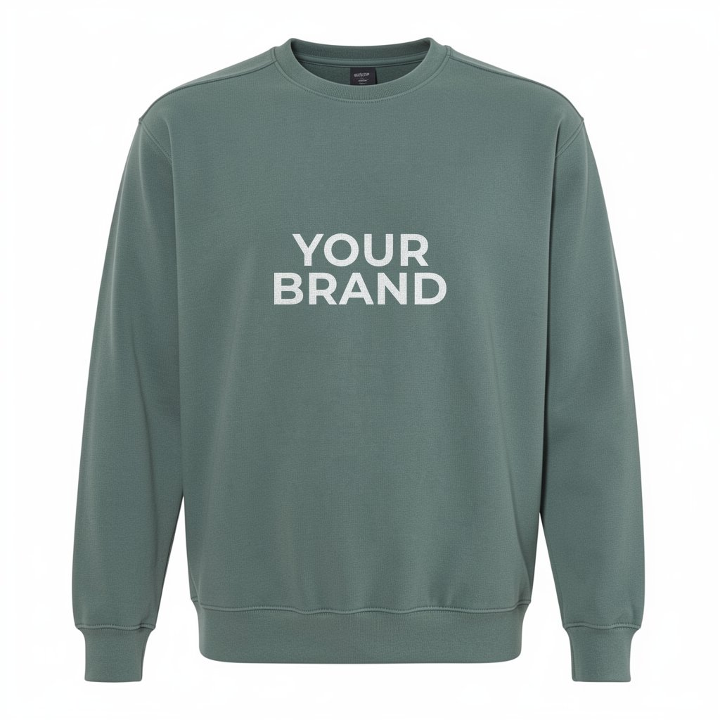 Unisex Garment-Dyed Crewneck Sweatshirt - 1566