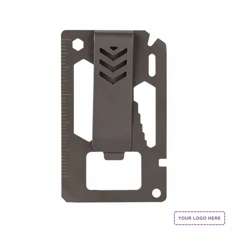 Bridger 9-in-1 Laser Engraved Money Clip Multitool