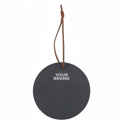 Slate Round Ornament