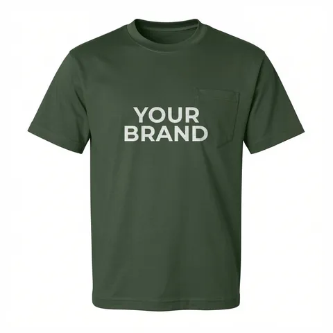 Unisex USA-Made Pocket T-Shirt - 7100