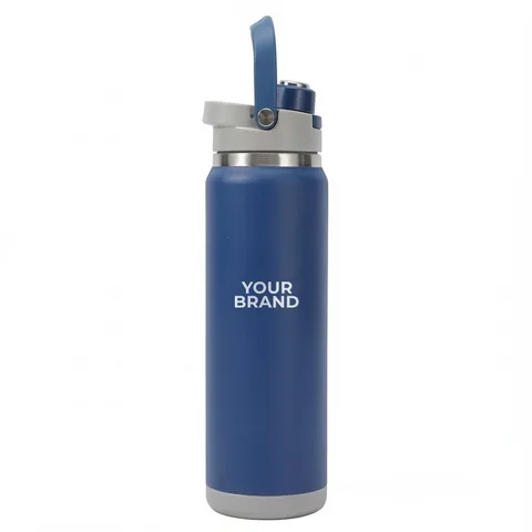 NAYAD® Crusade 28 oz Stainless Steel Double-Wall Vacuum Insulated Bottle with Hidden Cup