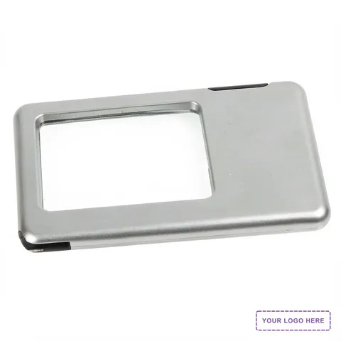Silver Thin Light-Up Magnifier