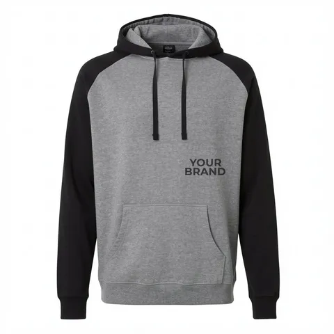 Unisex Raglan Hooded Sweatshirt - IND40RP