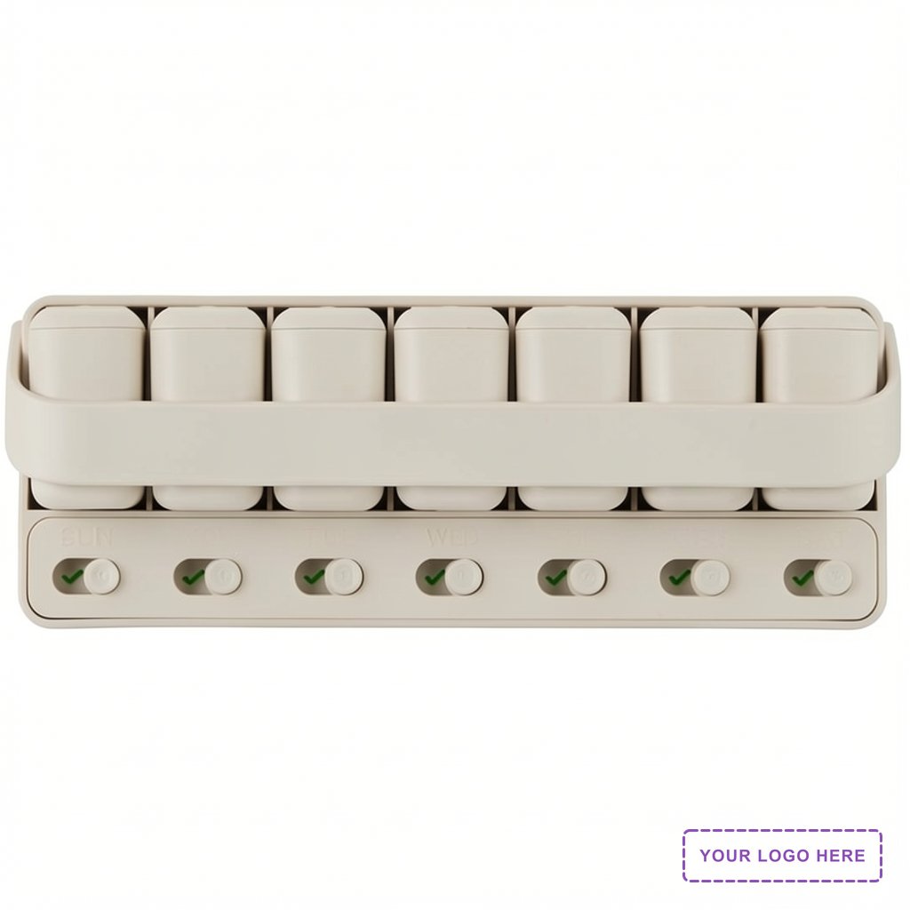 Wellable™ Daily Pill and Supplement Organizer