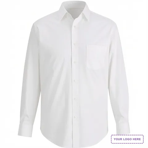 Essential Broadcloth Long Sleeve Mens Shirt