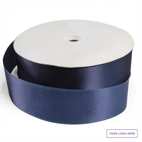 2 1/2" Badge Satin Ribbon - 50yd Roll - Foil Print