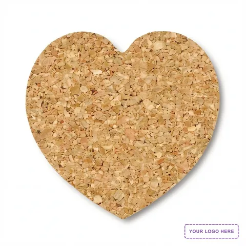 Heart Cork Coaster 5HT