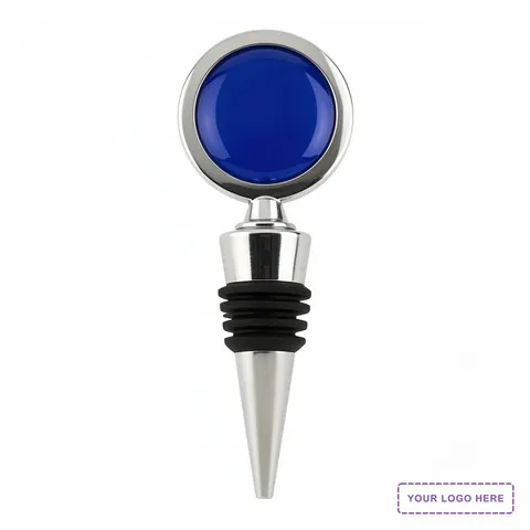 Metal Savor Wine Bottle Stopper - Full Color Top