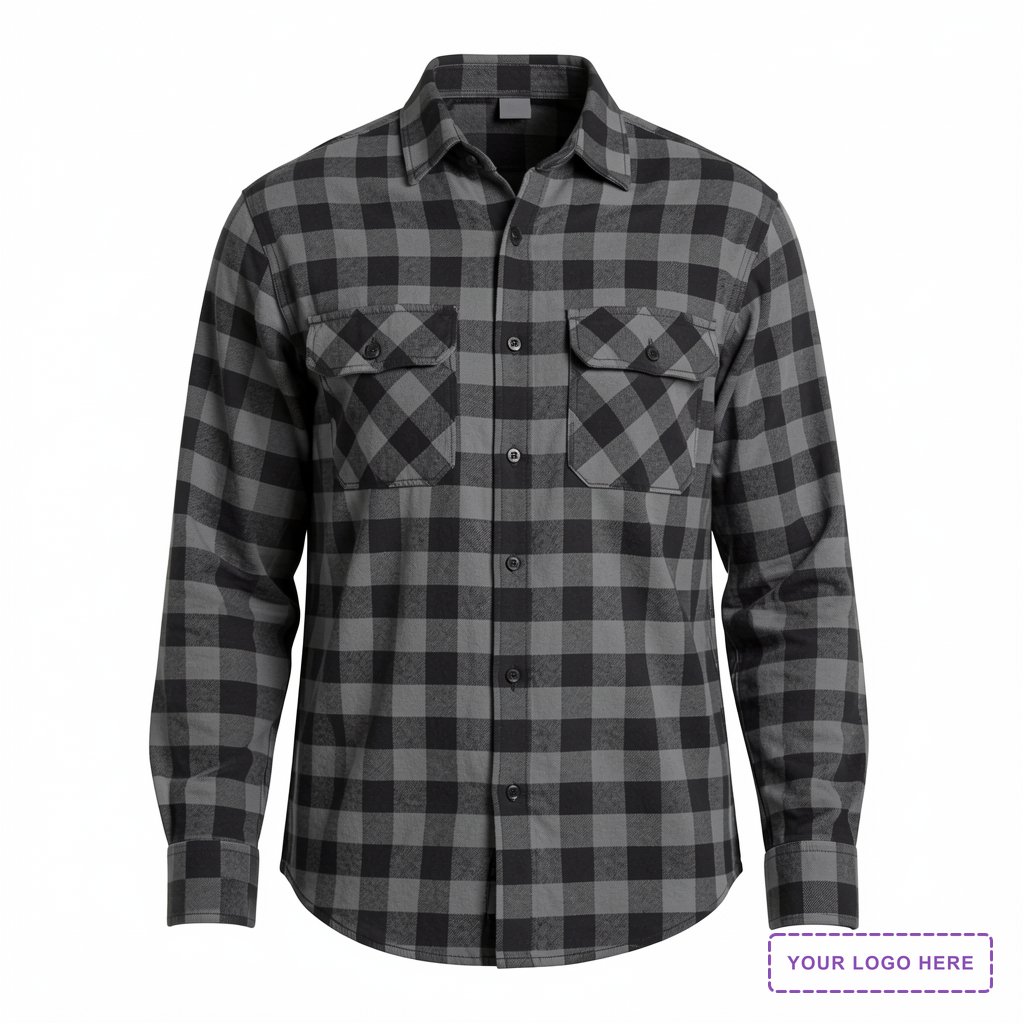 Port Authority Plaid Flannel Shirt. W668