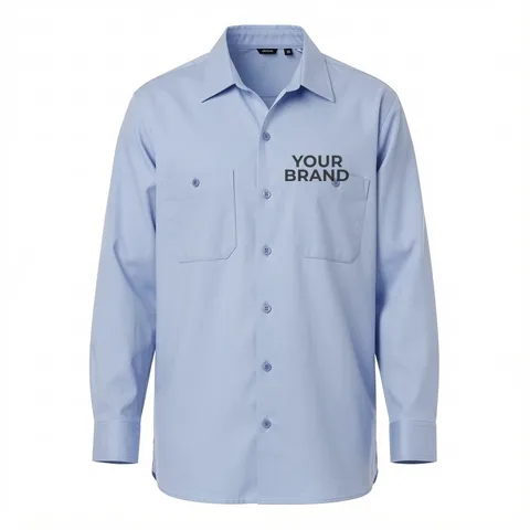 Men's Industrial Long Sleeve Work Shirt - L535