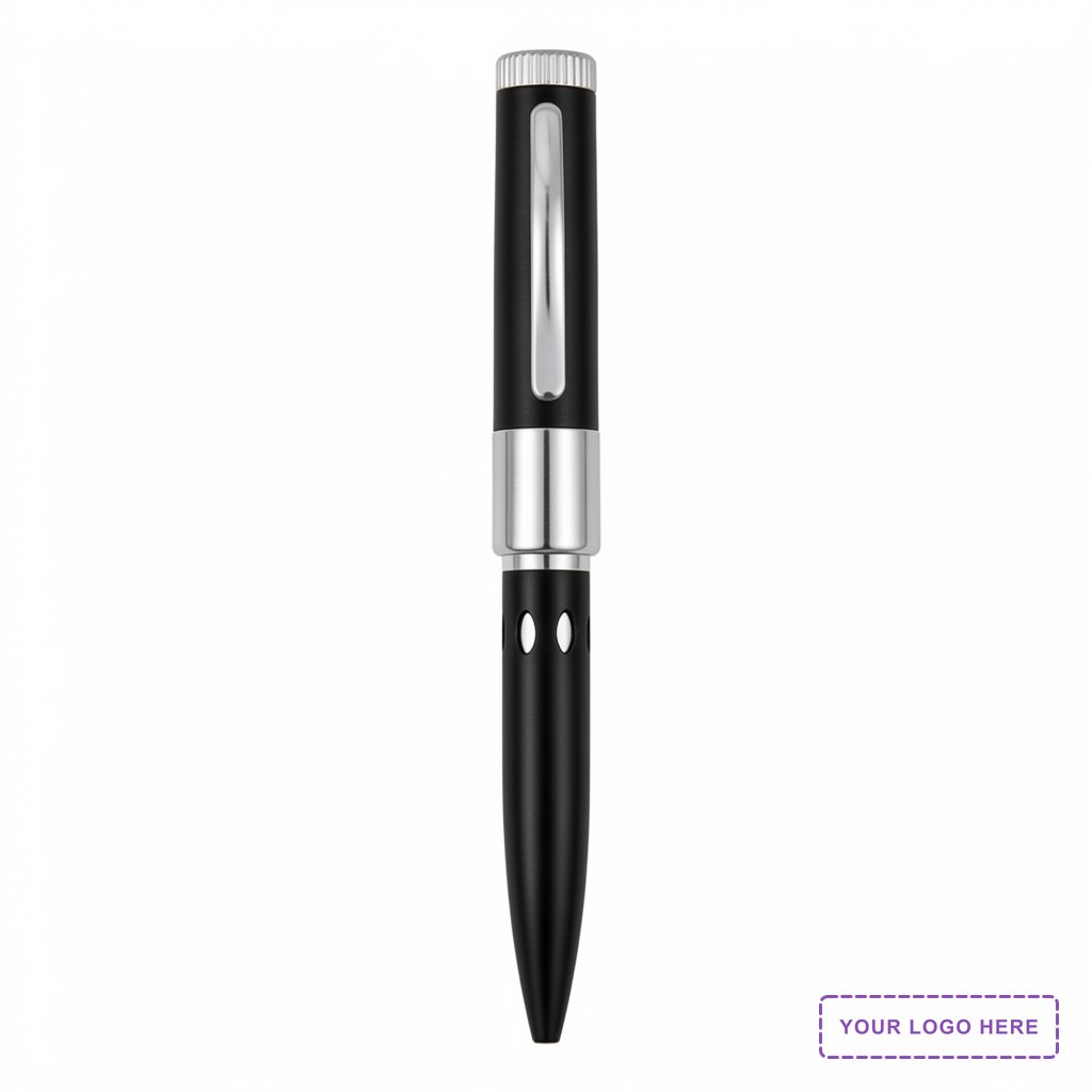 Matteson Office Mate Black USB Screw On Pen