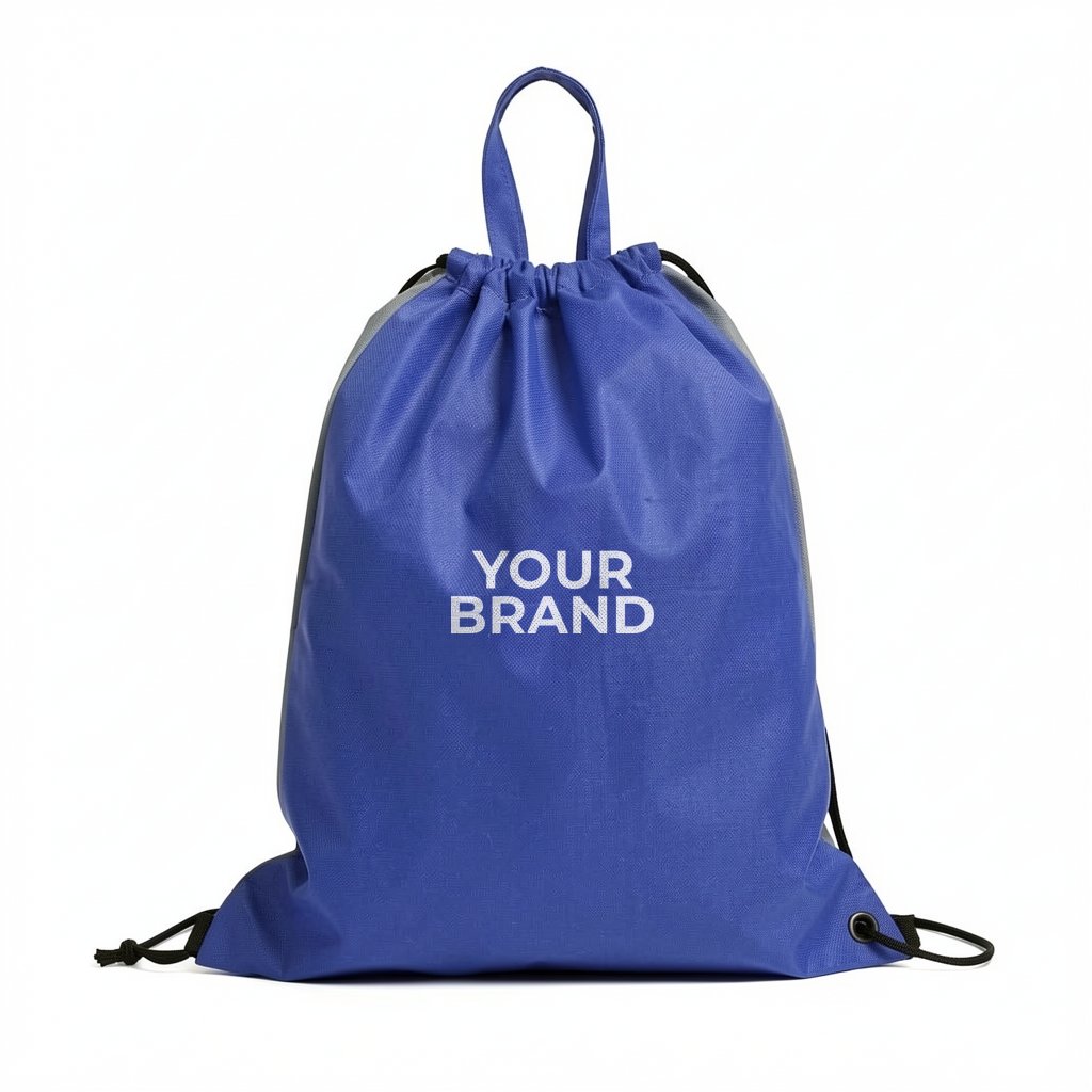 Glide Right Non-Woven Drawstring Bag