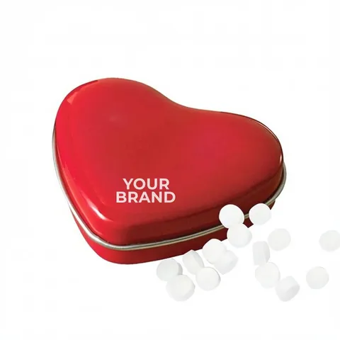 Sweet Heart Mint Tin With Micromints