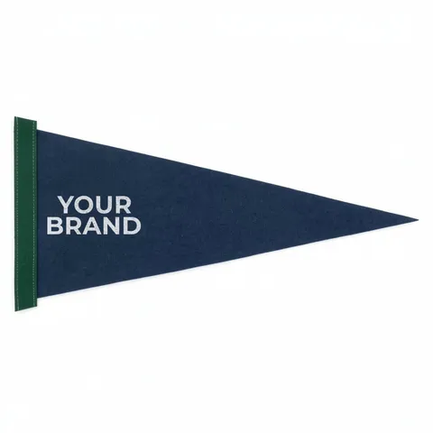 8" x 18" Full Color Felt Pennant