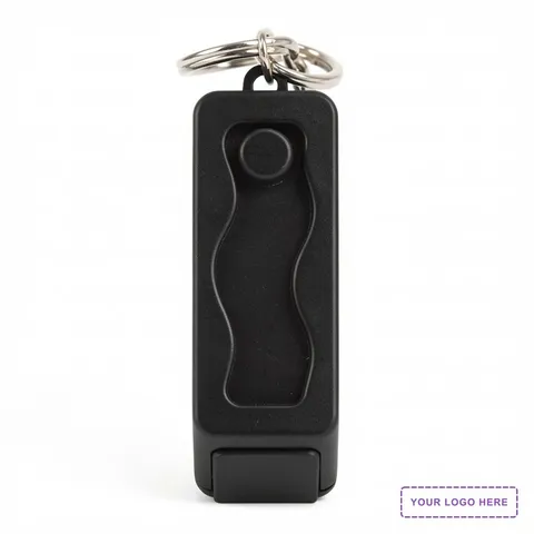 Contour Phone Stand Key Chain with Finger Fidget