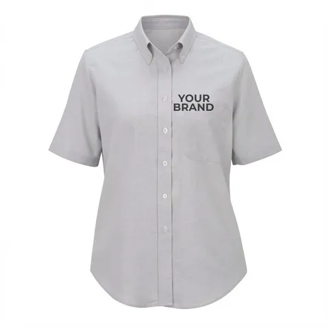 Easy Care Oxford Short Sleeve Ladies Shirt
