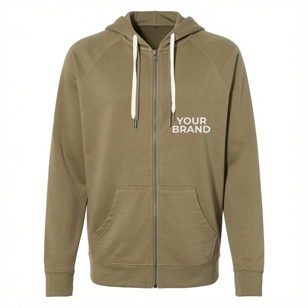 Unisex Icon Lightweight Loopback Terry Full-Zip Hooded Sweatshirt - SS1000Z