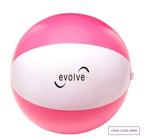 16" Two Tone Beach Ball Inflate