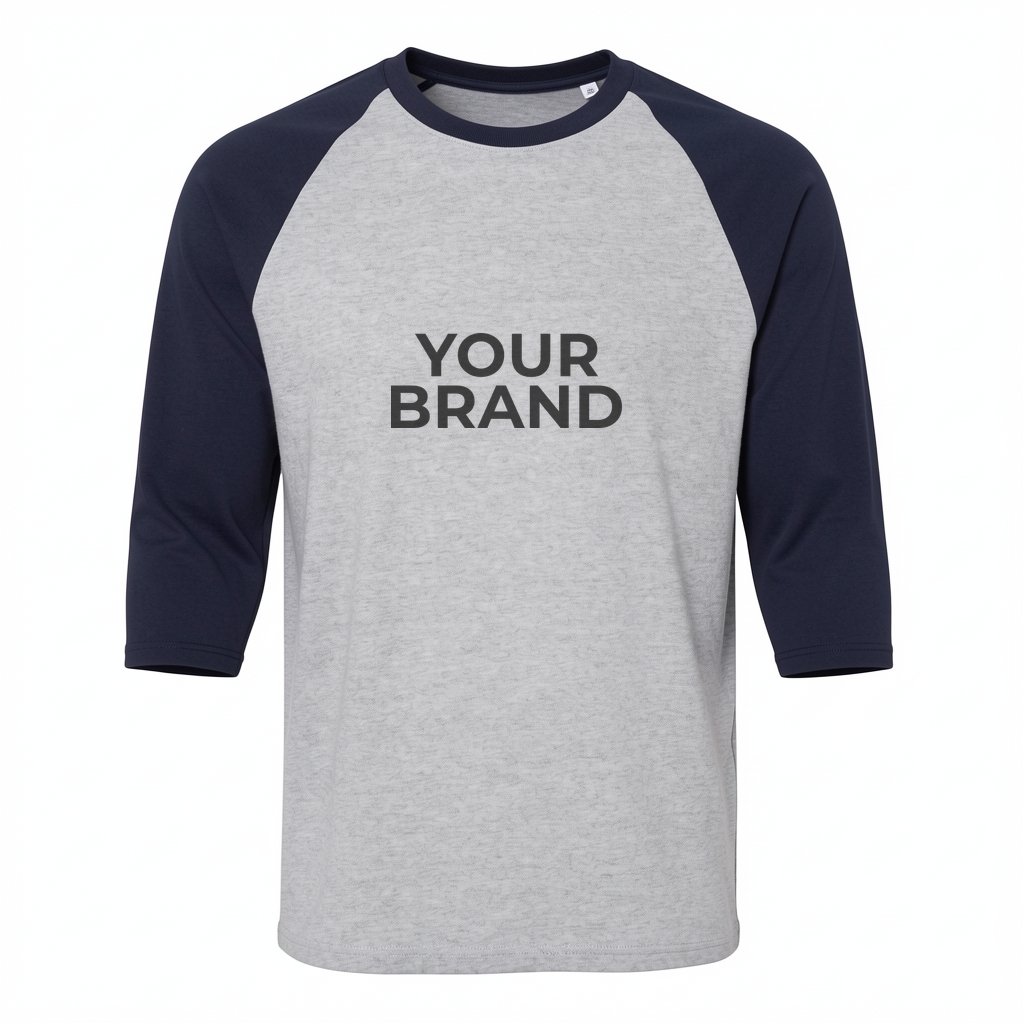 Unisex Heavy Cotton™ Raglan Three-Quarter Sleeve T-Shirt - 5700