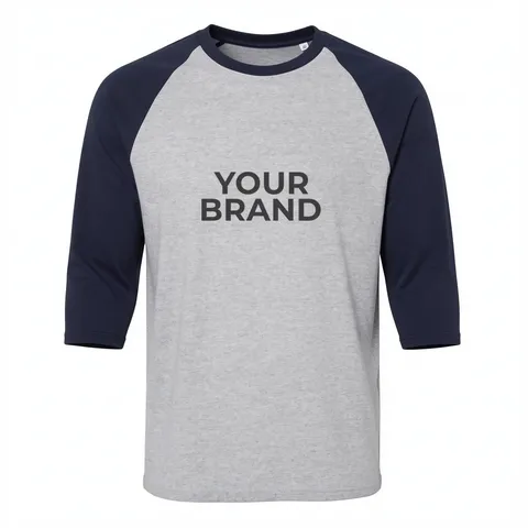 Unisex Heavy Cotton™ Raglan Three-Quarter Sleeve T-Shirt - 5700