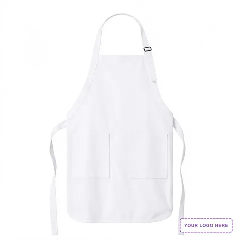 Port Authority Full-Length Two-Pocket Bib Apron. A600