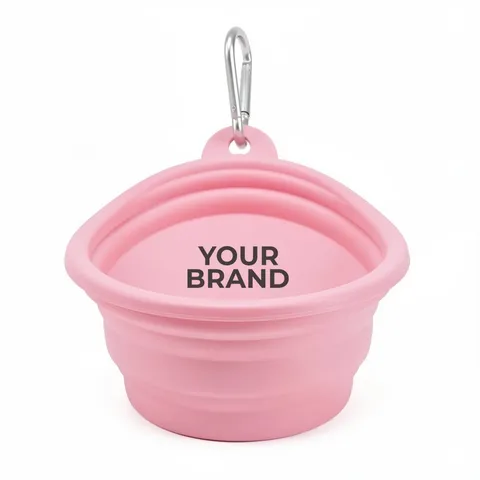 Collapsible Pet Bowl with Carabiner