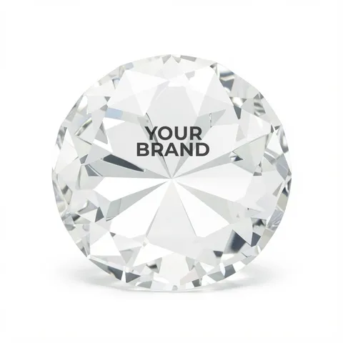 Small Diamante Paperweight