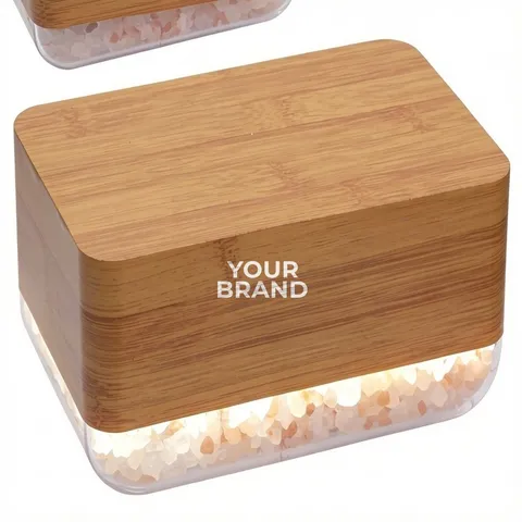 Sunrise Alarm Clock with Himalayan Salt Lamp + Wireless Charger