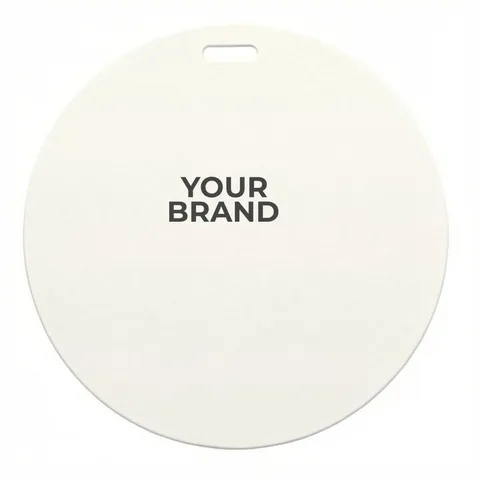 4" DIA Plastic Identification Badge