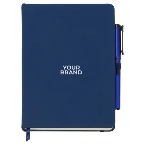 Quorum Soft Touch Journal with Matching Color Gel Pen