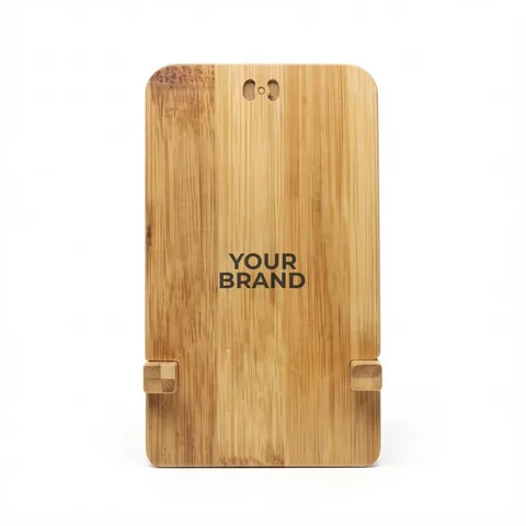 Bamboo Wireless Charger Phone Stand