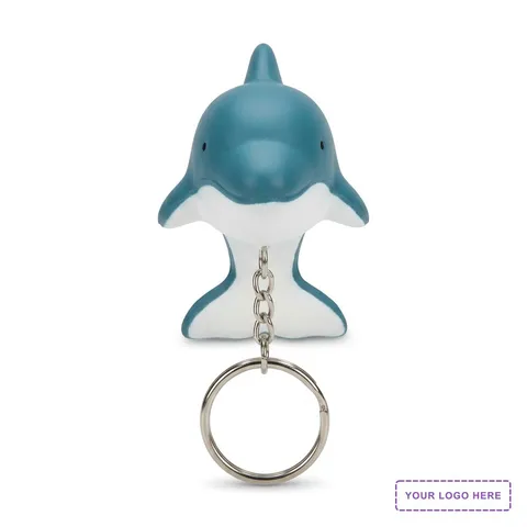 Dolphin Stress Reliever Key Chain