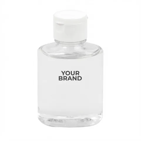 2.0 oz Hand Sanitizer Antibacterial Gel in Flip Top Squeeze Bottle (Spot Color Print)