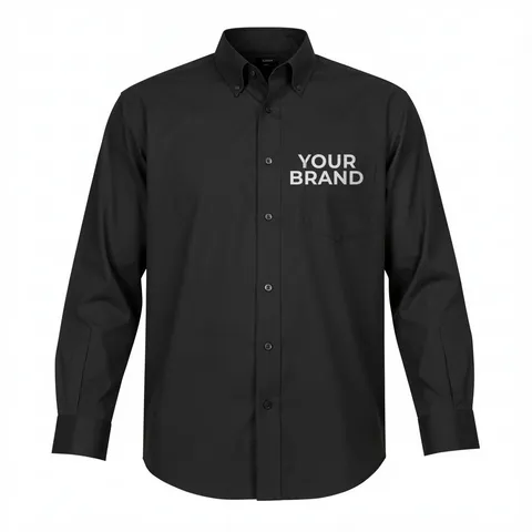 Men's Crown Collection® Broadcloth Woven Dress Shirt - D620