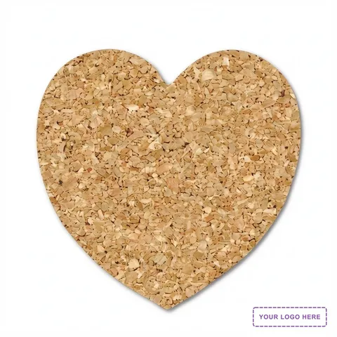 Heart Cork Coaster 6HT