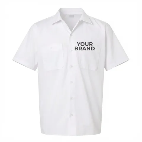 Men's Industrial Short Sleeve Work Shirt - S535