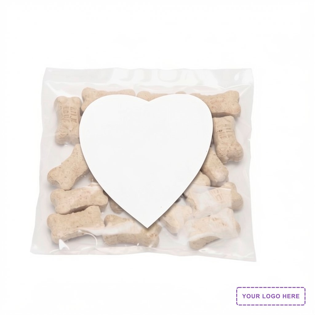 Mini Snack Bag with Large Heart Magnet Pet Fill