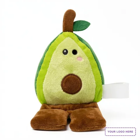 Phone Pals™ Weighted Plush Phone Holder - Avocado