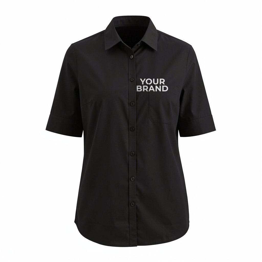 Comfort Stretch Short Sleeve Ladies Shirt