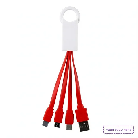 3-IN-1 Noodle Charging Cable With Type C USB