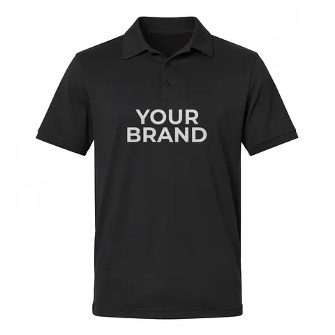 Men's Textured Stripe Polo - A704